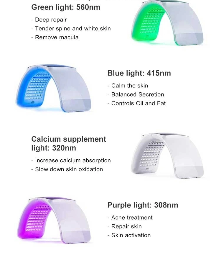 Hot Infrared PDT LED Light Photon Therapy Foldable Facial Skin Care Beauty Machine