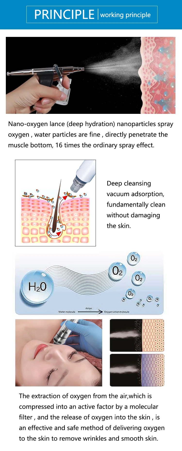 Hydro Dermabrasion LED Mask Skin Whitening Facial Beauty Facial SPA Beauty Machine